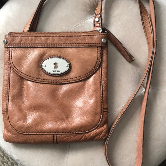 Fossil Handbags - Fossil leather crossbody bag